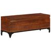 vidaXL Storage Trunk 110x35x41 cm Solid Acacia Wood