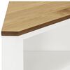 vidaXL Corner Cabinet 59x36x180 cm Solid Oak Wood