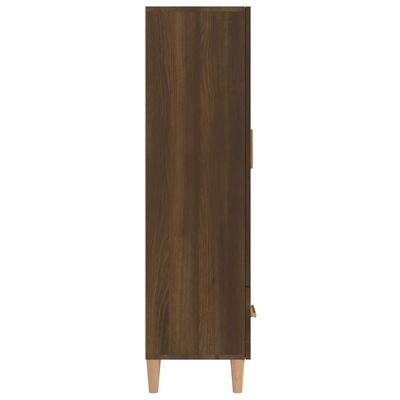vidaXL Highboard Brown Oak 70x31x115 cm Engineered Wood