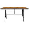 vidaXL 5 Piece Outdoor Dining Set Poly Rattan Grey