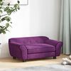 vidaXL Dog Sofa Burgundy 72x45x30 cm Plush