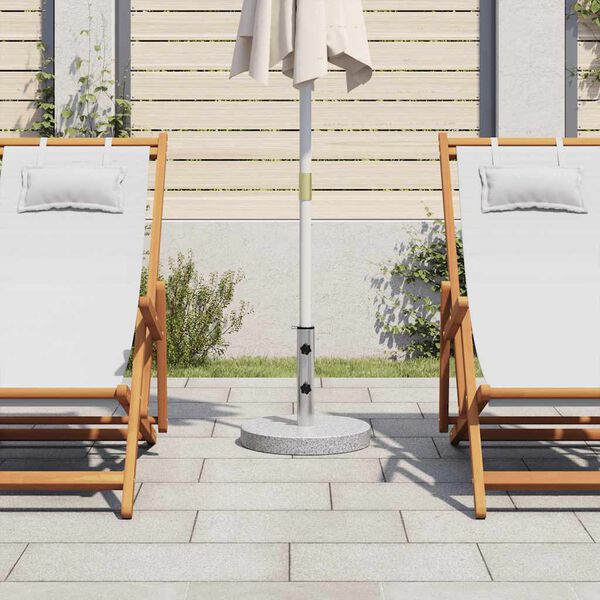 vidaXL Parasol Base Granite Round 20 kg