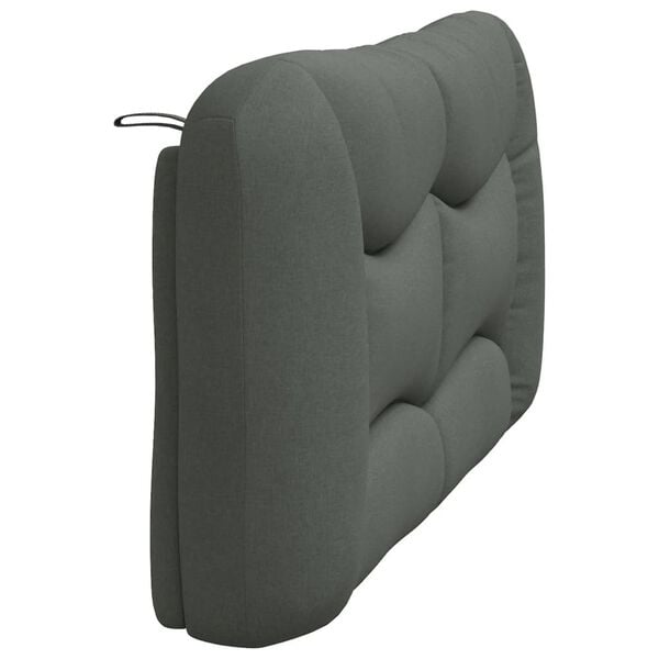 vidaXL Headboard Cushion "Hvar" Dark Grey 153 cm Fabric