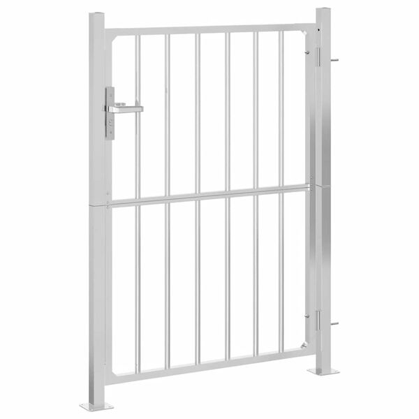 vidaXL Garden Gate 85x145 cm Stainless Steel
