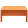 vidaXL Garden Footstool Wax Brown Solid Wood Pine