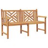 vidaXL Bench Brown 150 x 60 x 90 cm Solid Teak Wood