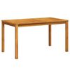 vidaXL Garden Table 140x80x74 cm Solid Acacia Wood