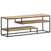 vidaXL TV Cabinet 130x30x45 cm Rough Mango Wood