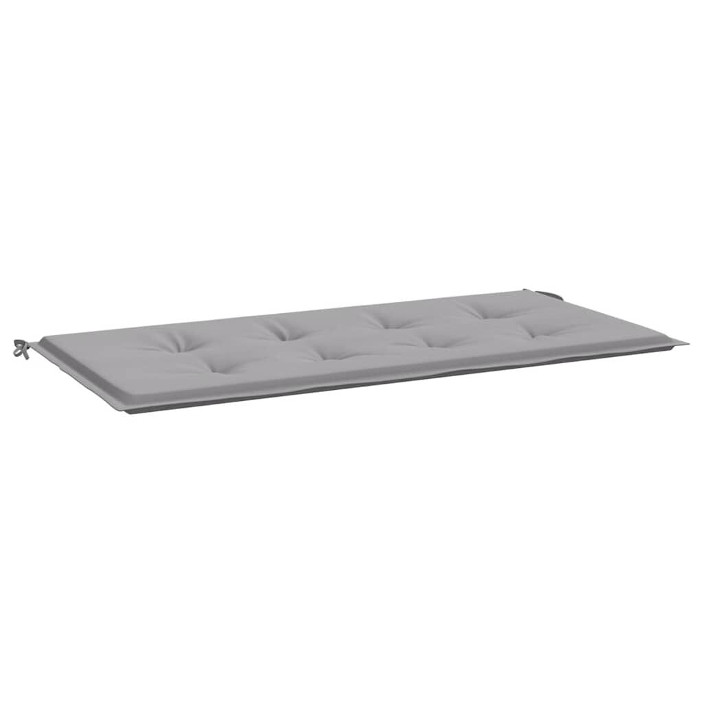 vidaXL Garden Bench Cushion Grey 100x50x4 cm Oxford Fabric
