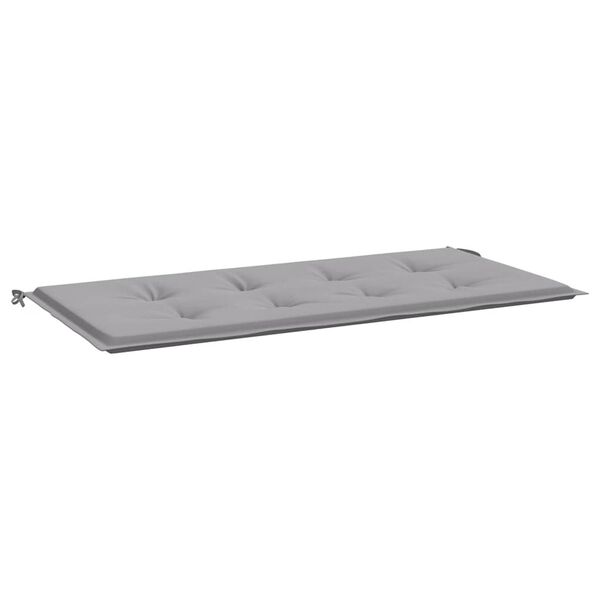 vidaXL Garden Bench Cushion Grey 100x50x4 cm Oxford Fabric