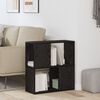 vidaXL Entertainment Center Black 60 x 24 x 63 cm Engineered wood