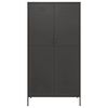 vidaXL Wardrobe Anthracite 90x50x180 cm Steel