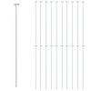 vidaXL Garden Plant Stakes 20 pcs Dark Green 91 cm Steel
