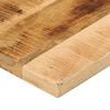 vidaXL Table Top 100x30x2.5 cm Rectangular Solid Wood Rough Mango