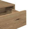 vidaXL Desk Artisan Oak 101x50x76.5 cm Engineered Wood