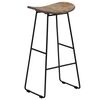 vidaXL Bar Chairs 2 pcs Reclaimed Teak