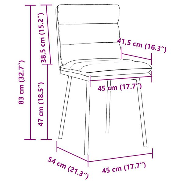 vidaXL Dining Chairs 4 pcs Black Velvet