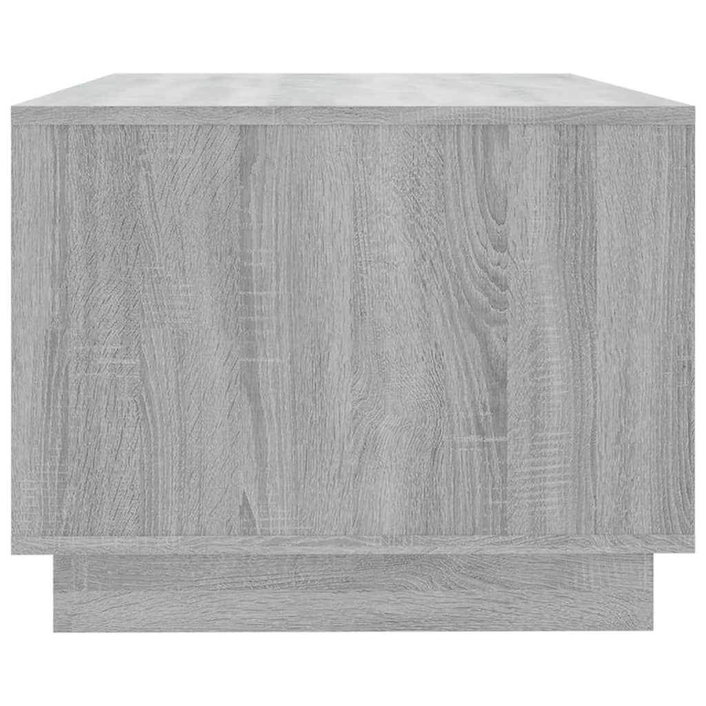 vidaXL Coffee Table Grey Sonoma 102x55x43 cm Engineered Wood