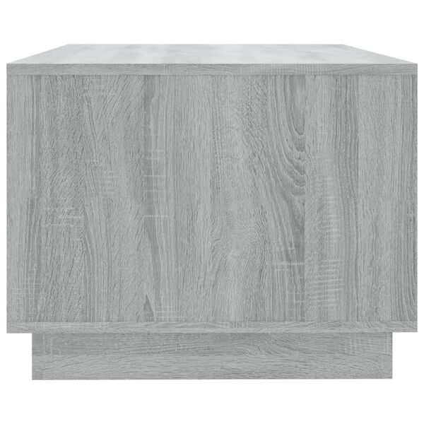 vidaXL Coffee Table Grey Sonoma 102x55x43 cm Engineered Wood