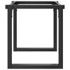 vidaXL Coffee Table Legs O-Frame 80x40x43 cm Steel