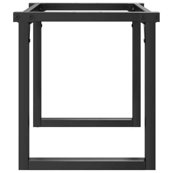 vidaXL Coffee Table Legs O-Frame 80x40x43 cm Steel