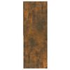 vidaXL Book Cabinet Smoked Oak 67x24x161 cm Engineered Wood