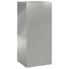 vidaXL Plant Stands 3 pcs Silver 24 x 24 x 75 cm Galvanised steel