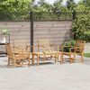 vidaXL Garden Sofa Set 5 pcs Natural Solid teak wood