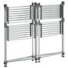 vidaXL Laundry Drying Rack 107x107x120 cm Aluminium