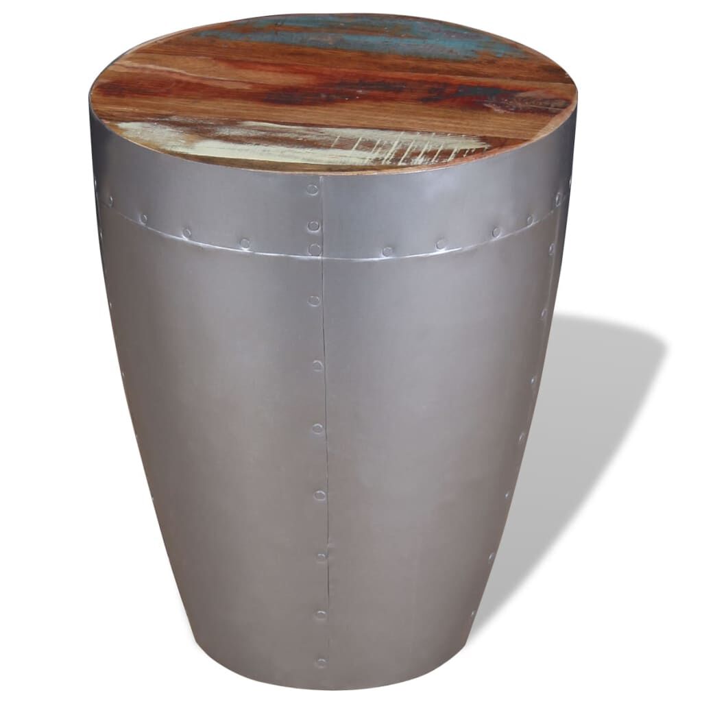 vidaXL Aviator Stool Solid Reclaimed Wood