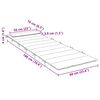 vidaXL Sun Lounger Cushion Grey 180x60x4 cm Oxford Fabric