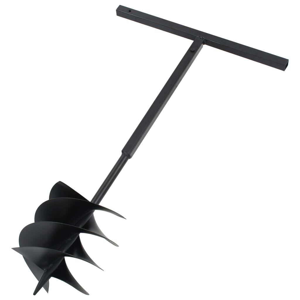vidaXL Ground Drill with Handle 250 mm with Extension Tube 4 m Steel