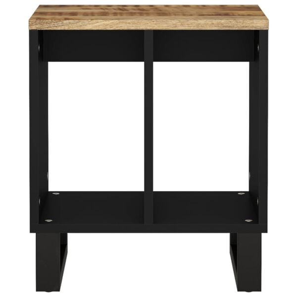 vidaXL Side Table 40x31x46 cm Solid Wood Mango&Engineered Wood