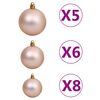 vidaXL Nordmann Fir Artificial Christmas Tree LED&Ball Set Green 150cm