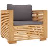 vidaXL 7 Piece Garden Lounge Set with Cushions Solid Wood Teak