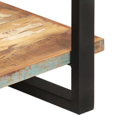 vidaXL 4-Tier Bookcase 80x40x180 cm Solid Reclaimed Wood