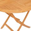 vidaXL 5 Piece Garden Dining Set Solid Wood Teak