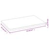 vidaXL Breakfast Plates 6 pcs 22x14x0.8 cm Bamboo