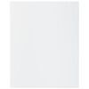 vidaXL Bookshelf Boards 4 pcs High Gloss White 40x50x1.5 cm Engineered Wood