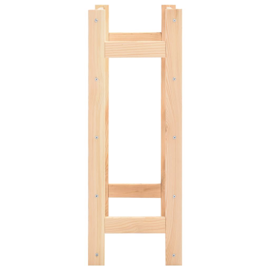 vidaXL Wine Rack for 20 Bottles Pinewood