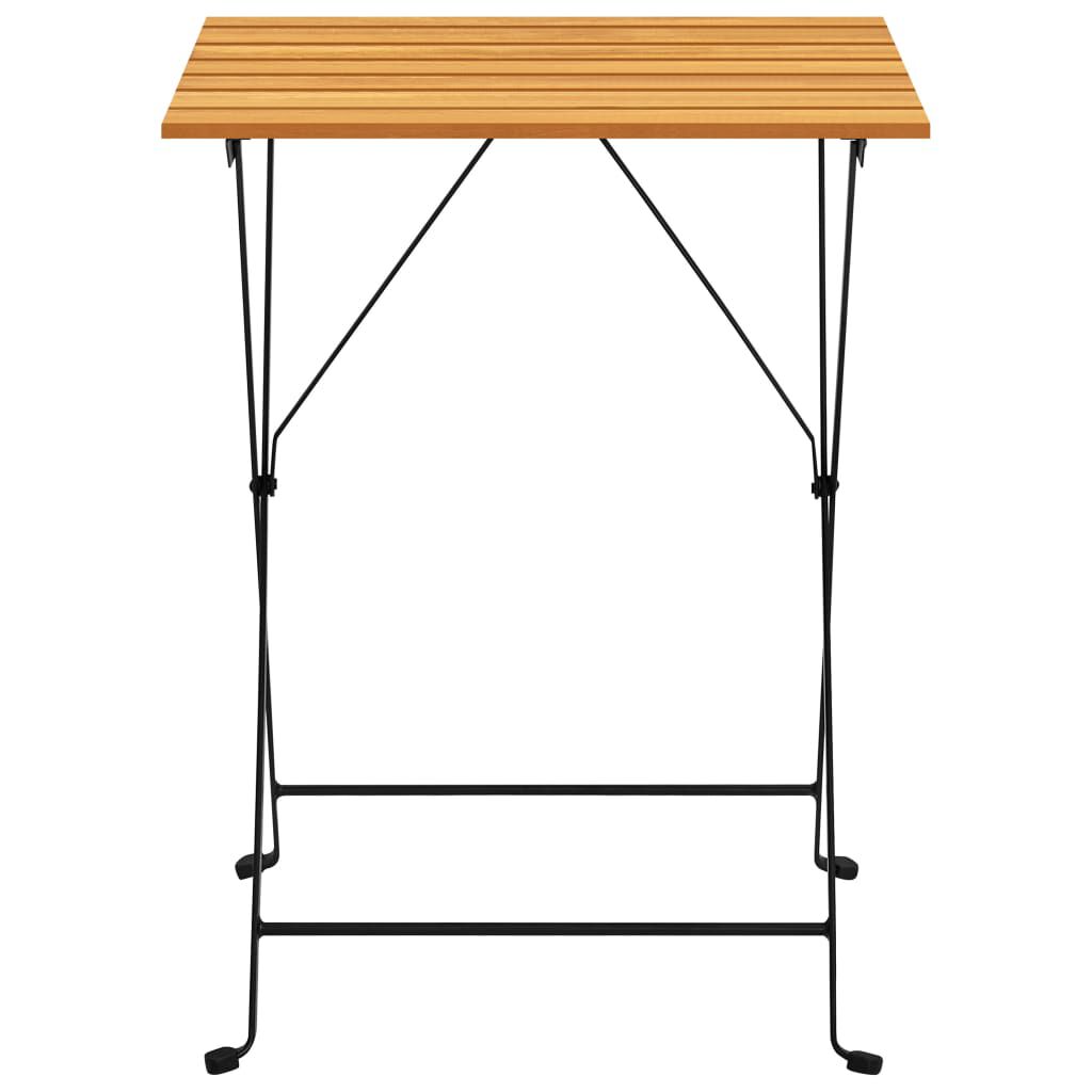 vidaXL Bistro Table 55x54x71 cm Solid Acacia Wood