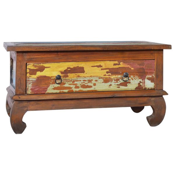 vidaXL Coffee Table 80x50x40 cm Reclaimed Teak Wood