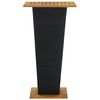vidaXL 5 Piece Garden Bar Set with Cushions Poly Rattan Black