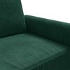 vidaXL 3-Seater Sofa Dark Green 180 cm Velvet