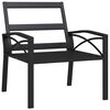 vidaXL Garden Chair with Grey Cushions 68x76x79 cm Steel