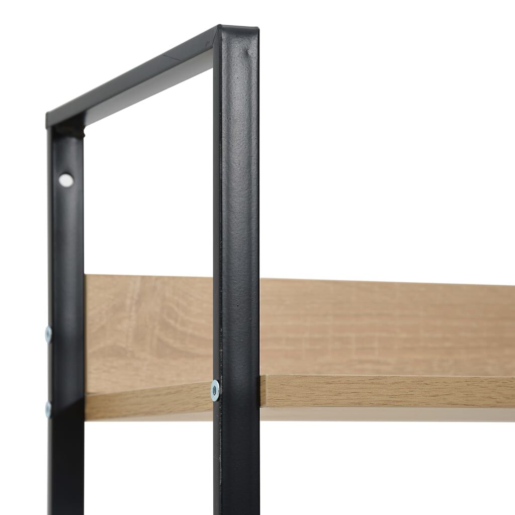 vidaXL 5-Layer Book Shelf Oak 60x27.6x158.5 cm Engineered Wood