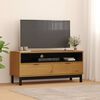 vidaXL TV Cabinet FLAM 110x40x50 cm Solid Wood Pine