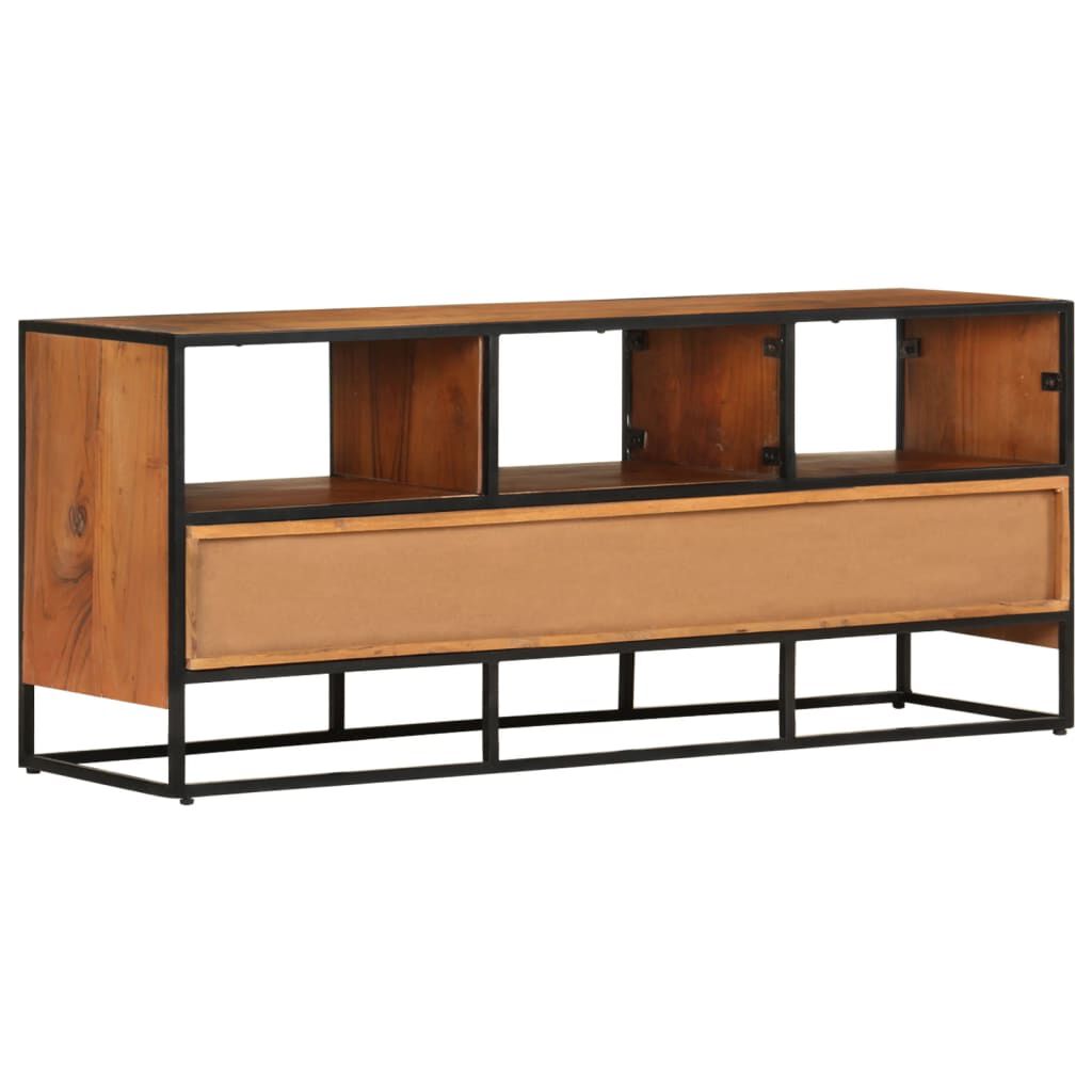 vidaXL TV Cabinet 110x30x45 cm Solid Acacia Wood