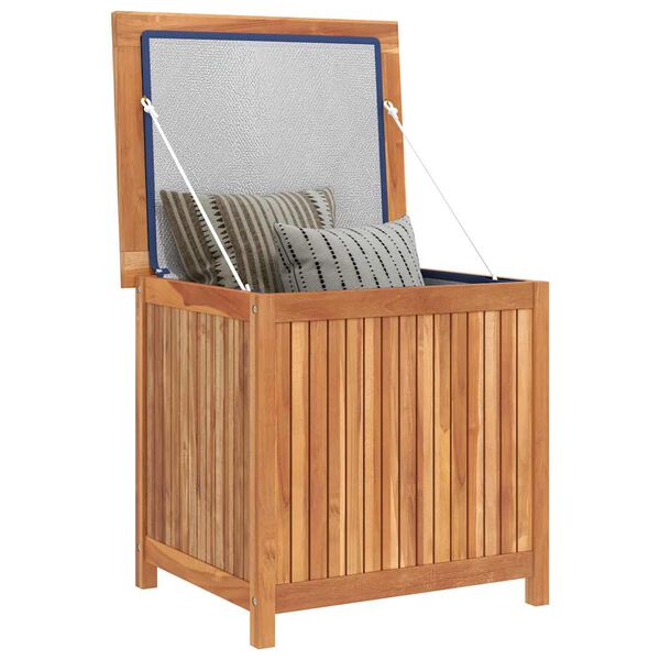 vidaXL Garden Storage Box 60x50x58 cm Solid Teak Wood