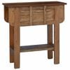 vidaXL Console Table Mixed Recycled Wood 80x35x80 cm